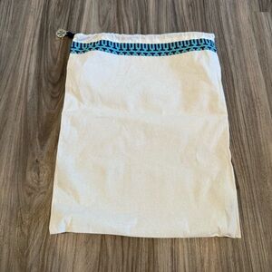 Tory Burch White and Blue Dust Bag
